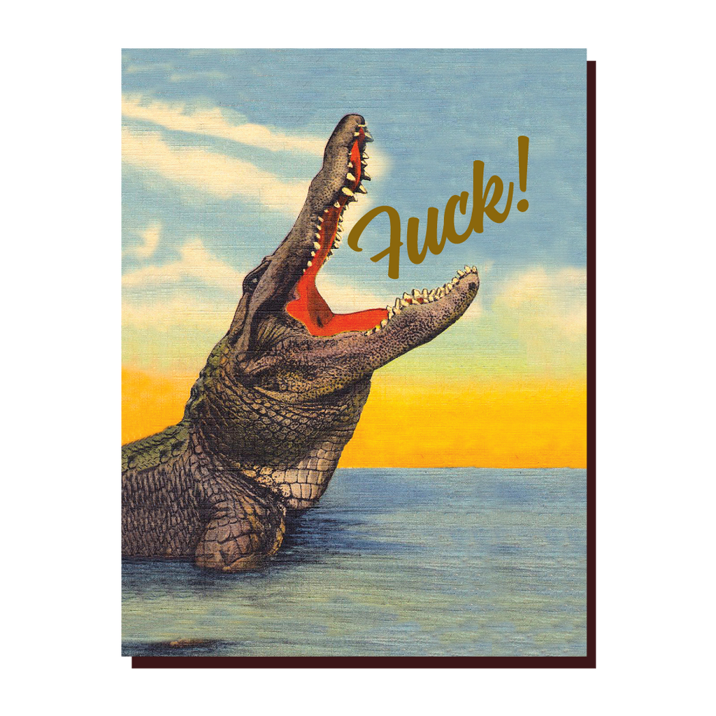 Crocodile F*ck Card