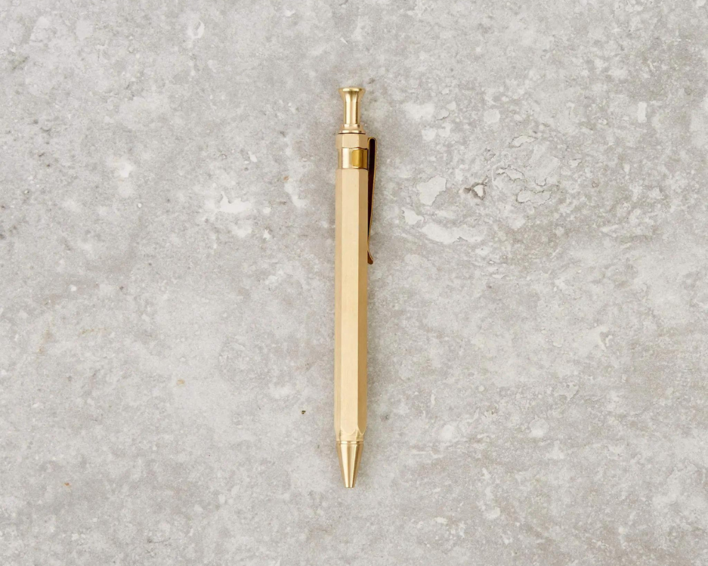 Brass Ballpoint Retractable Pen
