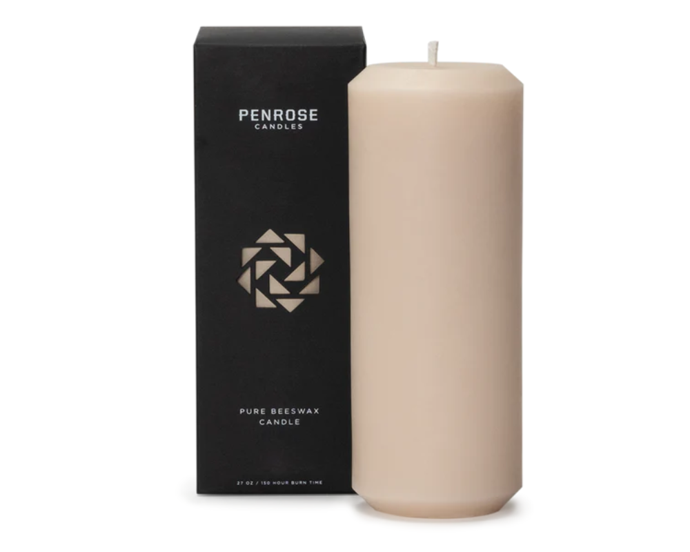 Beeswax Pillar Candle | Nude